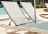 Picture of Telescope Casual Bazza MGP Aluminum Sling, Contour Armless Double Chaise w/MGP Color Accents
