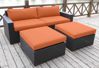 Picture of Bellini Home and Gardens Bali 4 Piece Deep Seating Sofa And Ottoman Set