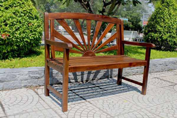 Picture of Acacia Sapporo Bench - Brown