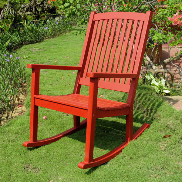 Picture of Acacia Large Rocking Chair - Barn Red