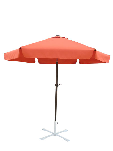 Picture of Outdoor 8 Foot Aluminum Umbrella - Terra Cotta