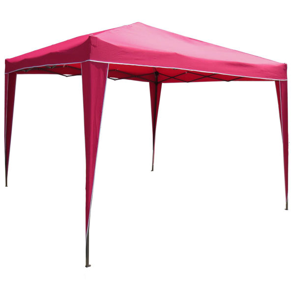 Picture of Square Folding Gazebo - Cranberry