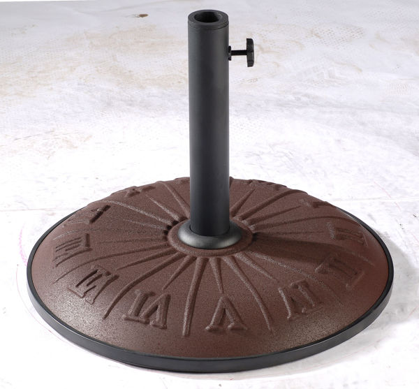 Picture of Resin Compound Roman Numeral Umbrella Stand - Chocolate