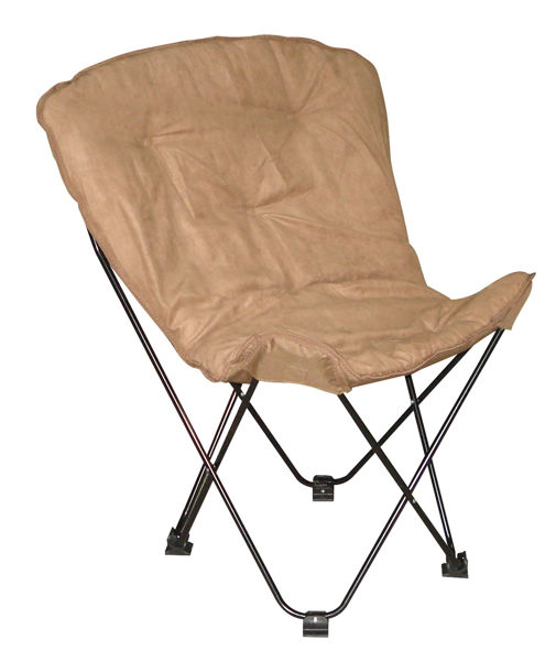 Picture of Folding Butterfly Chair - Saddle Brown
