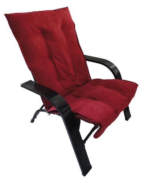 Picture of Folding Chair with Wooden Arms - Cardinal Red