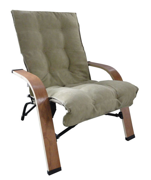 Picture of Folding Chair with Wooden Arms - Sage