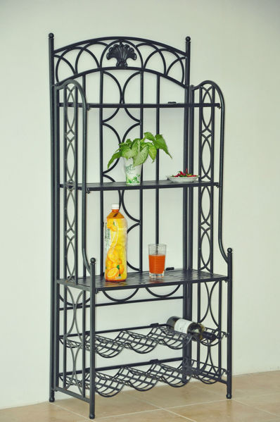 Picture of Iron 5-Tier Bakers/Wine Rack - Pewter