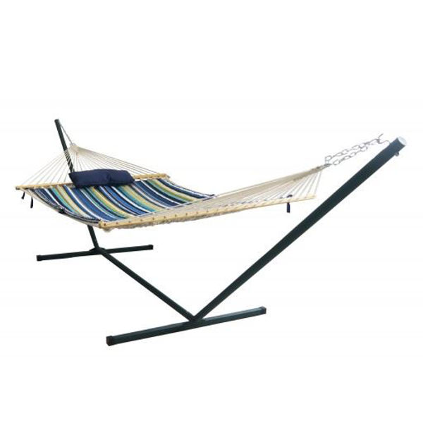 Picture of Island Retreat 12-ft Hammock Set - Blue Cover
