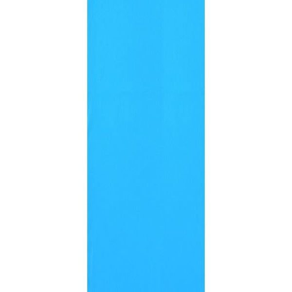 Picture of 8' x 12' Oval Solid Blue Standard Gauge Overlap Liner 