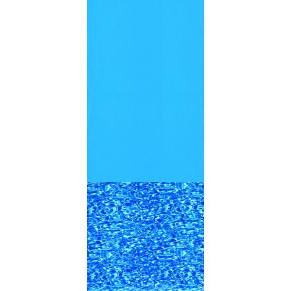 Picture of 10' x 19' Oval Blue Swirl Standard Gauge Overlap Liner