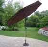Picture of 9 Ft Tilting & Cranking Umbrella and Stand - Antique Bronze