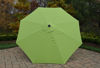Picture of 9 ft. Metal Framed Umbrella with Crank and Tilt system - Green Top / Black Pole
