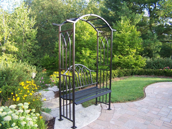 Picture of Royal Arbor with Bench - Black