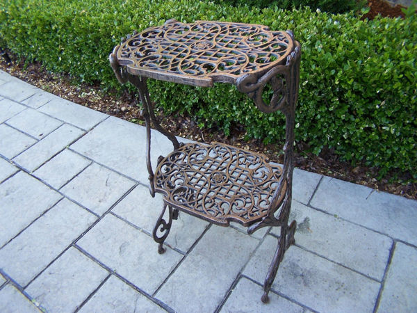 Picture of 2-Level Plant Stand - Antique Bronze