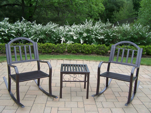 Patio Store. Rochester Rocker 3 Pc. Set with double Rockers and a Side ...