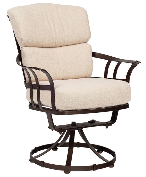 Picture of Woodard Atlas Swivel Dining Arm Chair
