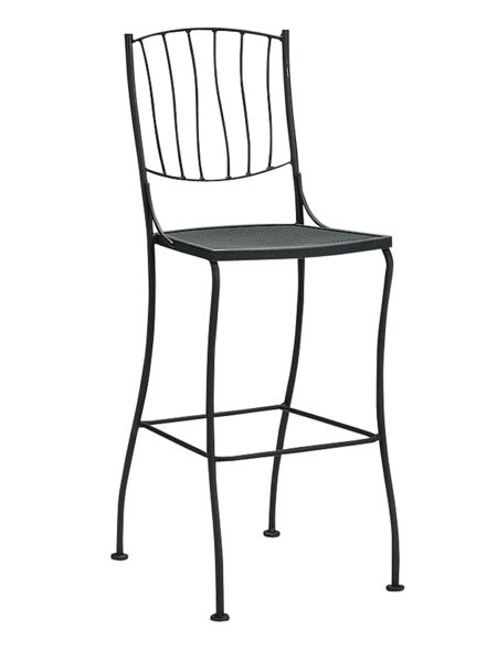 Picture of Woodard Aurora Stationary Bar Stool - Side