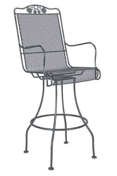 Picture of Woodard Briarwood Swivel Bar Stool