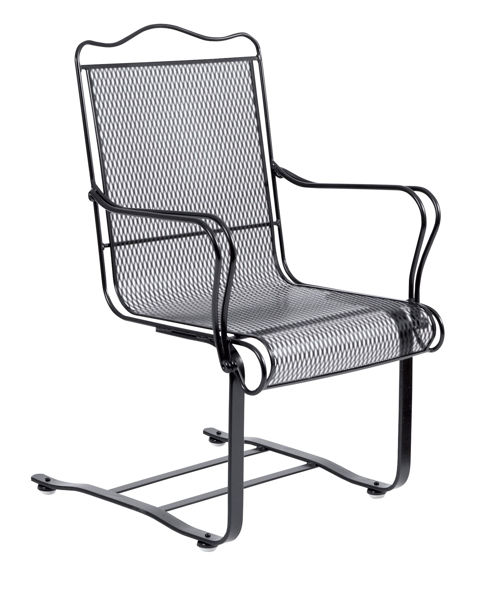Picture of Woodard Tucson High Back Spring Base Chair Dining Arm Chair
