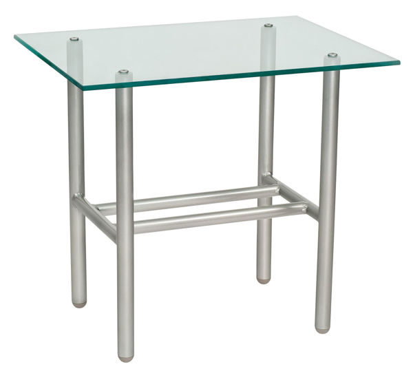 Picture of Woodard Uptown Glass Top End Table