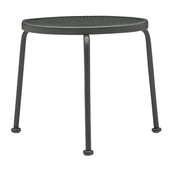 Picture of Woodard Mesh Wrought Iron 17 Round End Table Stackable