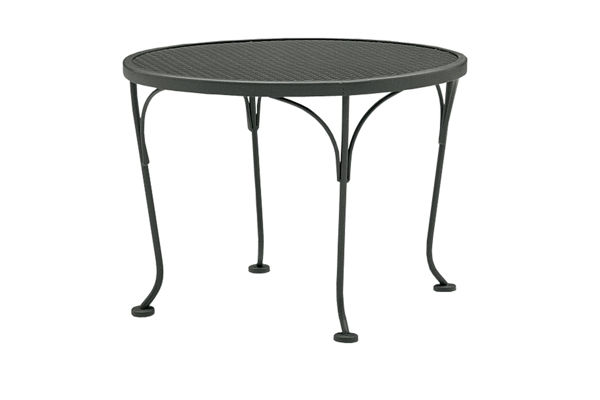 Picture of Woodard Mesh Wrought Iron Round End Table