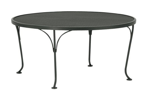 Picture of Woodard Mesh Wrought Iron 36 Round Coffee Table