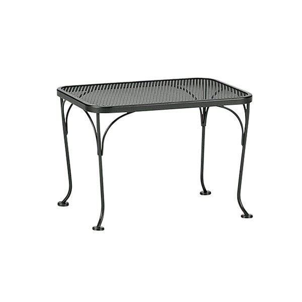 Picture of Woodard Mesh Wrought Iron 18 x 24 Rectangular End Table