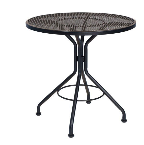 36 Round Bistro Umbrella Table With, 36 Inch Round Bistro Table