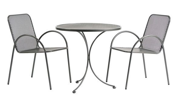Picture of Woodard Mesh Wrought Iron 30 Round Bistro Table