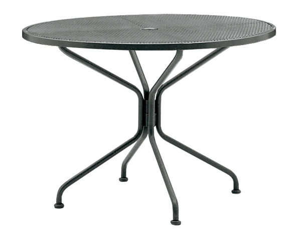 Picture of Woodard Wrought Iron 42 Round Umbrella Table 4 Spoke