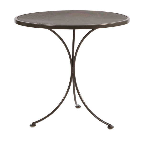 Picture of Woodard Micro Mesh Wrought Iron 30 Round Bistro Table