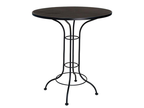 Picture of Woodard Micro Mesh Wrought Iron 30 Round Bar Height Bistro Table