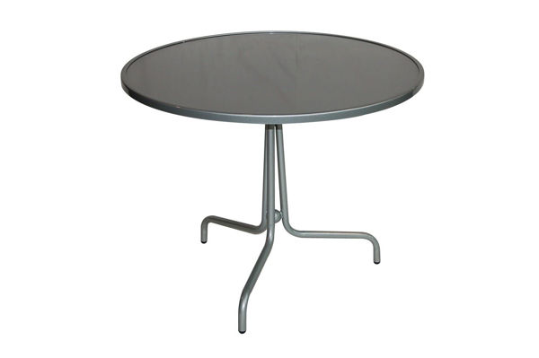 Picture of Woodard Brio Wrought iron 36 Round Bistro Table With Solid Top