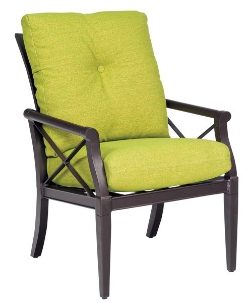 Picture of Woodard Andover Cushion Dining Arm Chair