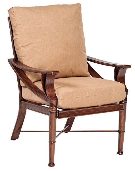 Picture of Woodard Arkadia Cushion Dining Arm Chair 