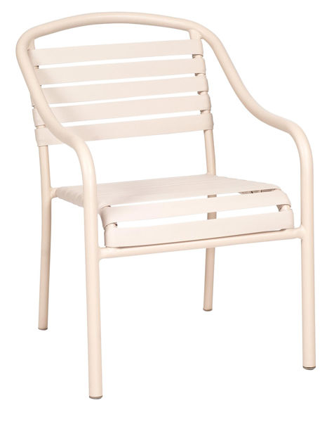 Picture of Woodard Baja Dining Arm Chair Stackable