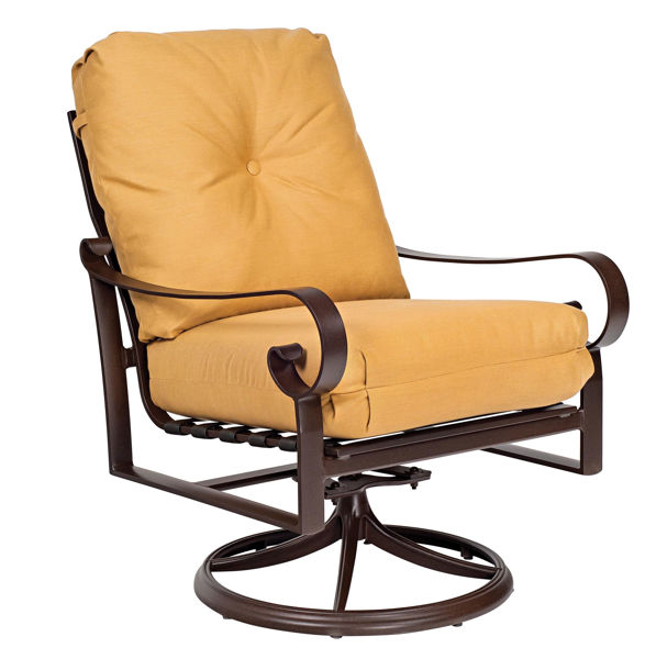 Picture of Woodard Belden Cushion Swivel Rocking Lounge Chair