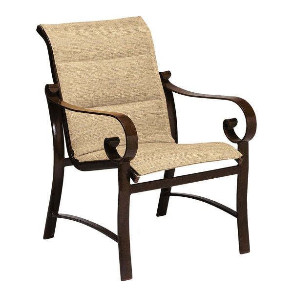 Picture of Woodard Belden Padded Sling Dining Arm Chair