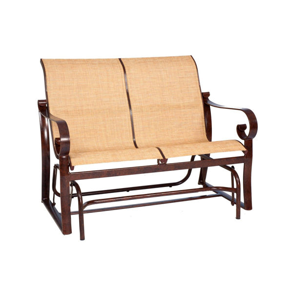 Picture of Woodard Belden Sling Love Seat Glider
