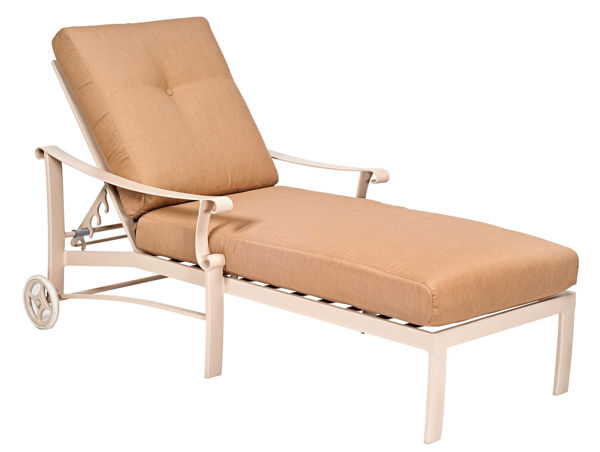 Picture of Woodard Bungalow Cushion Adjustable Chaise Lounge