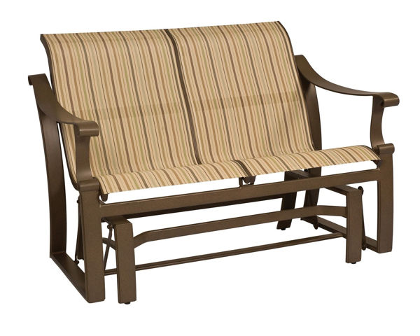 Picture of Woodard Bungalow Sling Love Seat Glider