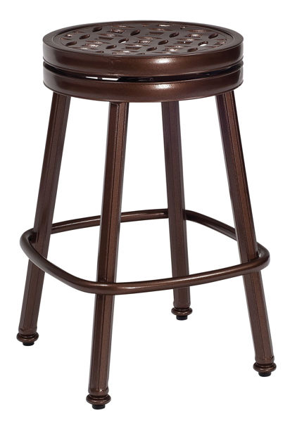 Picture of Woodard Casa Round Swivel Counter Stool