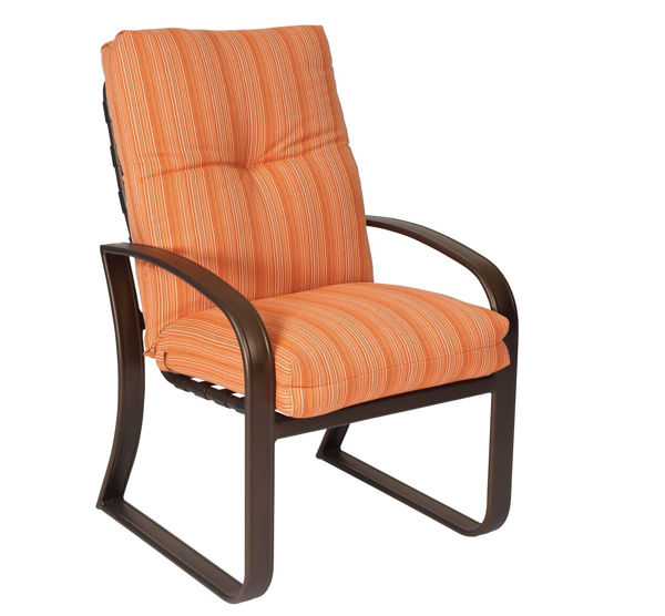 Picture of Woodard Cayman Isle Cushion Dining Arm Chair