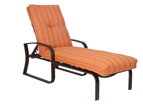 Picture of Woodard Cayman Isle Cushion Adjustable Chaise Lounge