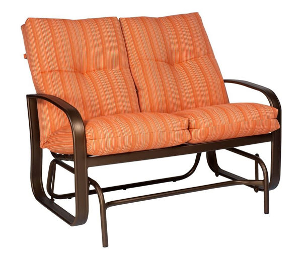 Picture of Woodard Cayman Isle Cushion Love Seat Glider