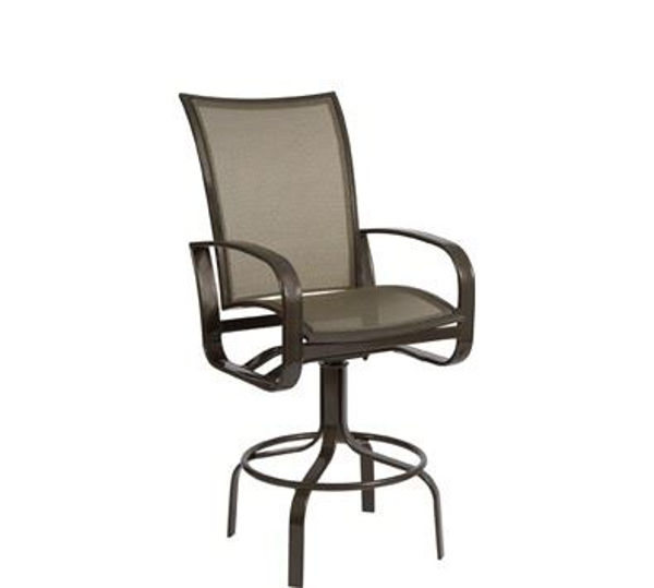 Picture of Woodard Cayman Isle Flex Swivel Bar Stool