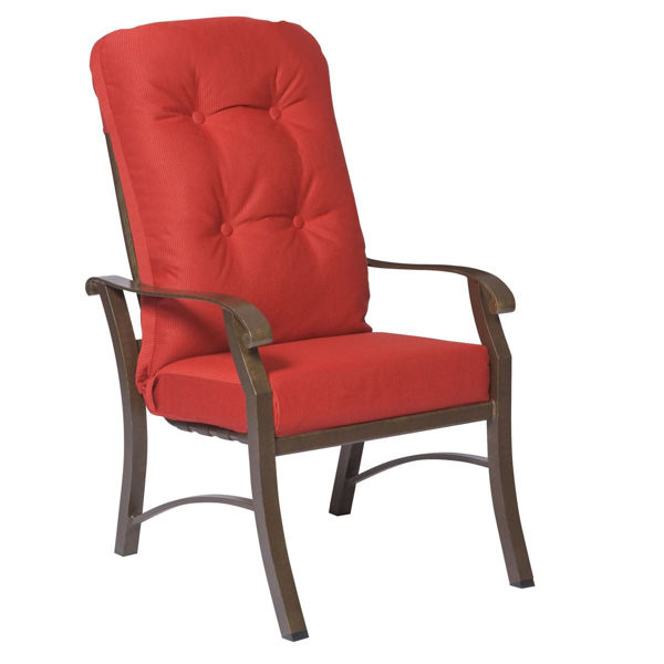 Picture of Woodard Cortland Cushion High Back Dining Arm Chair