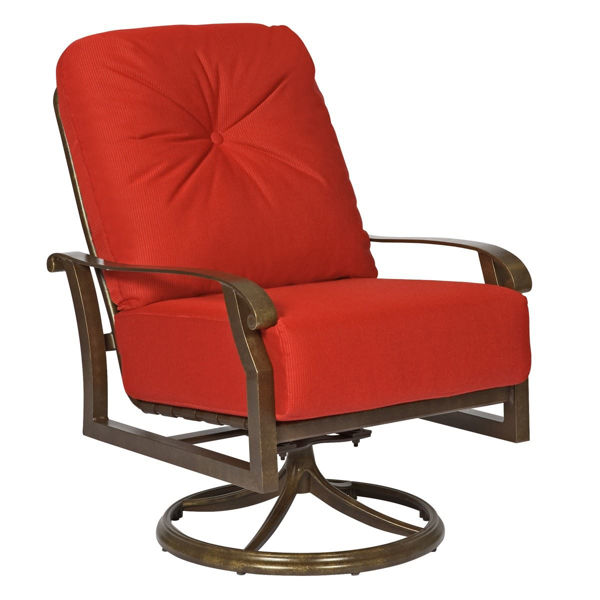 Picture of Woodard Cortland Cushion Swivel Rocking Lounge Chair