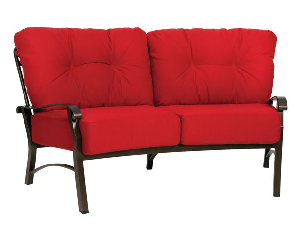 Picture of Woodard Cortland Cushion Crescent Love Seat